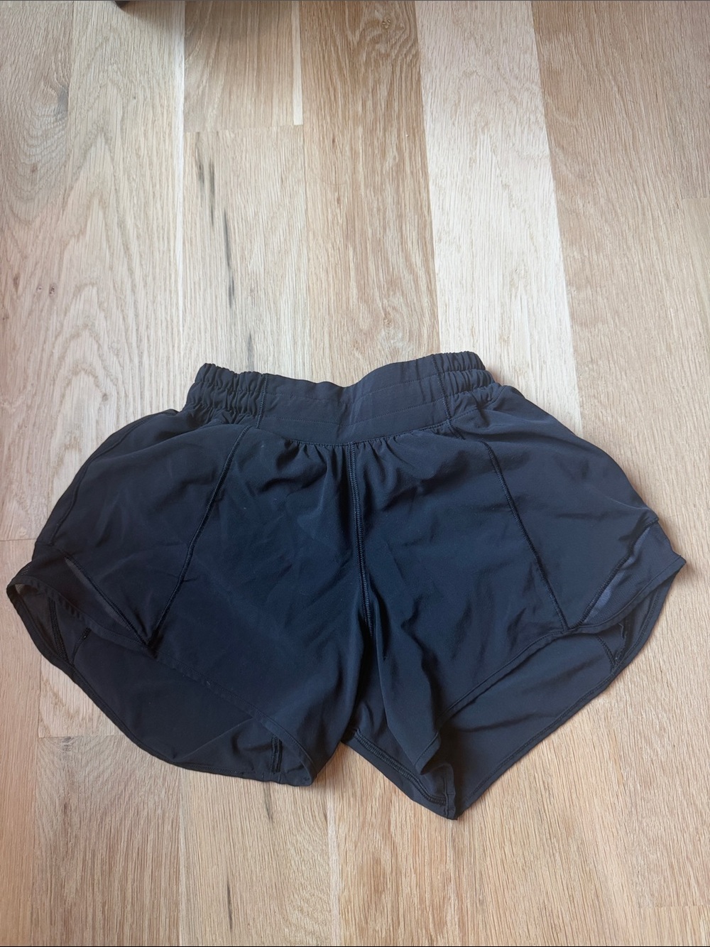 lululemon athletica Black Hottie Hot Shorts “4